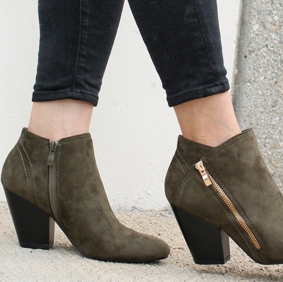 Olive Metro Booties - Picture 4 of 5